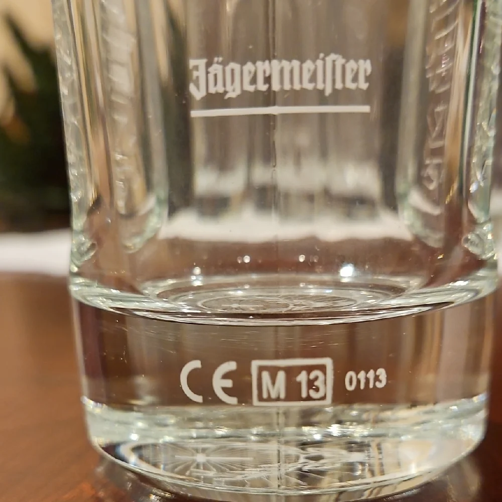 Vintage Jägermeister 0.2L Embossed Highball Glasses - Set of 2 Rastal Barware